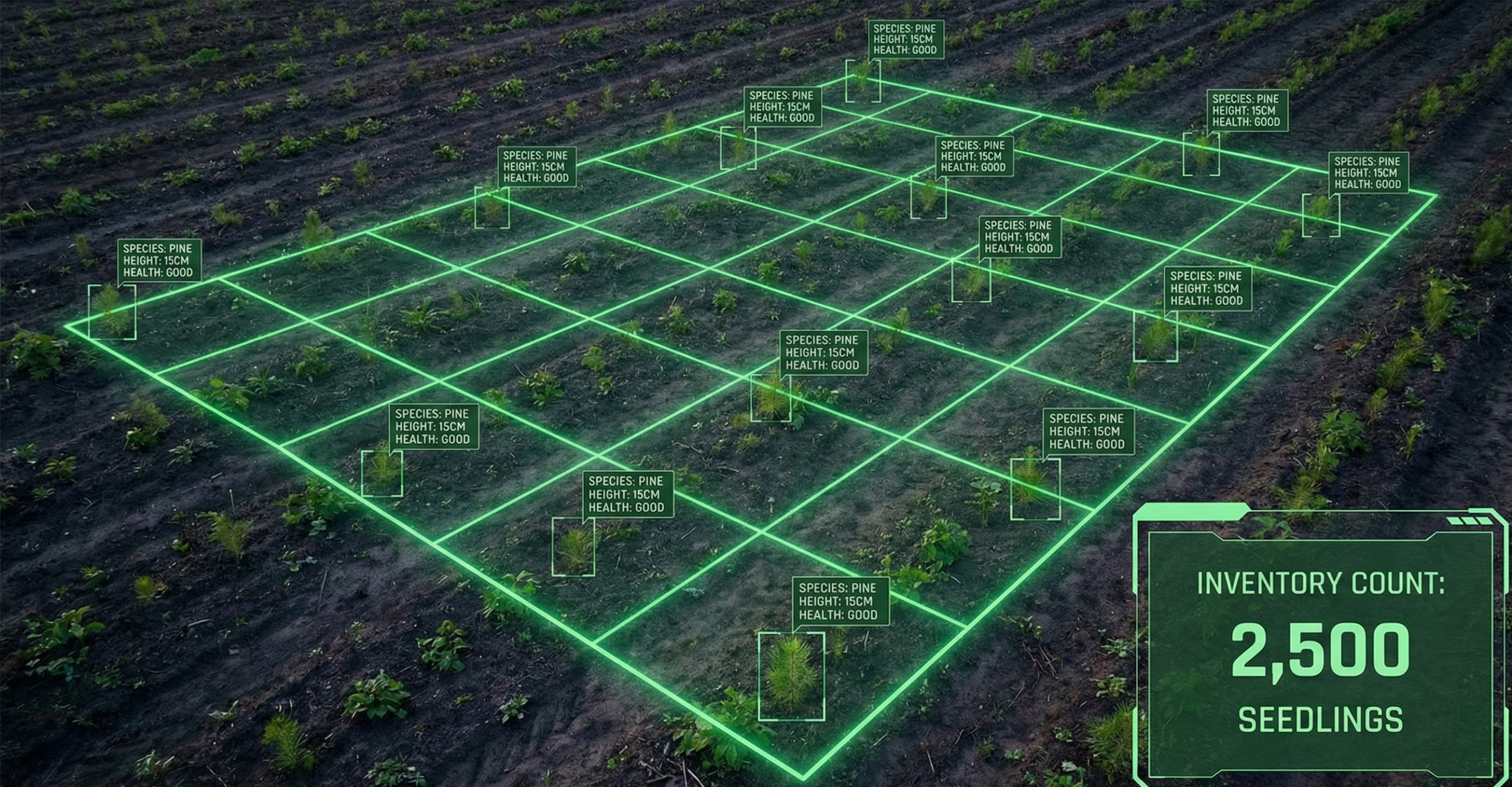 Seedling identification and inventory