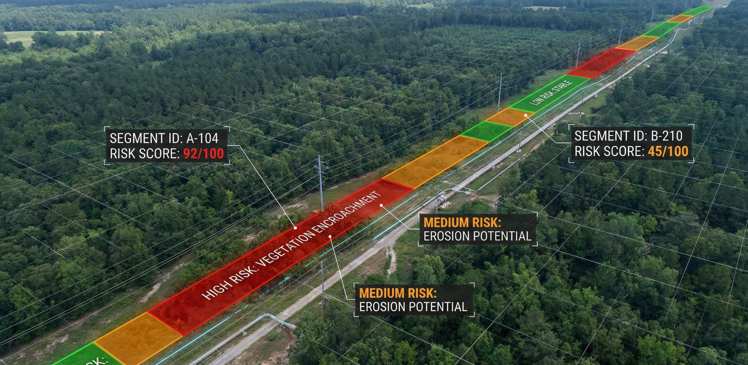 Corridor risk segmentation